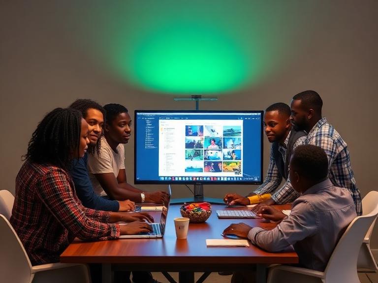 Lagos Bridge at Night